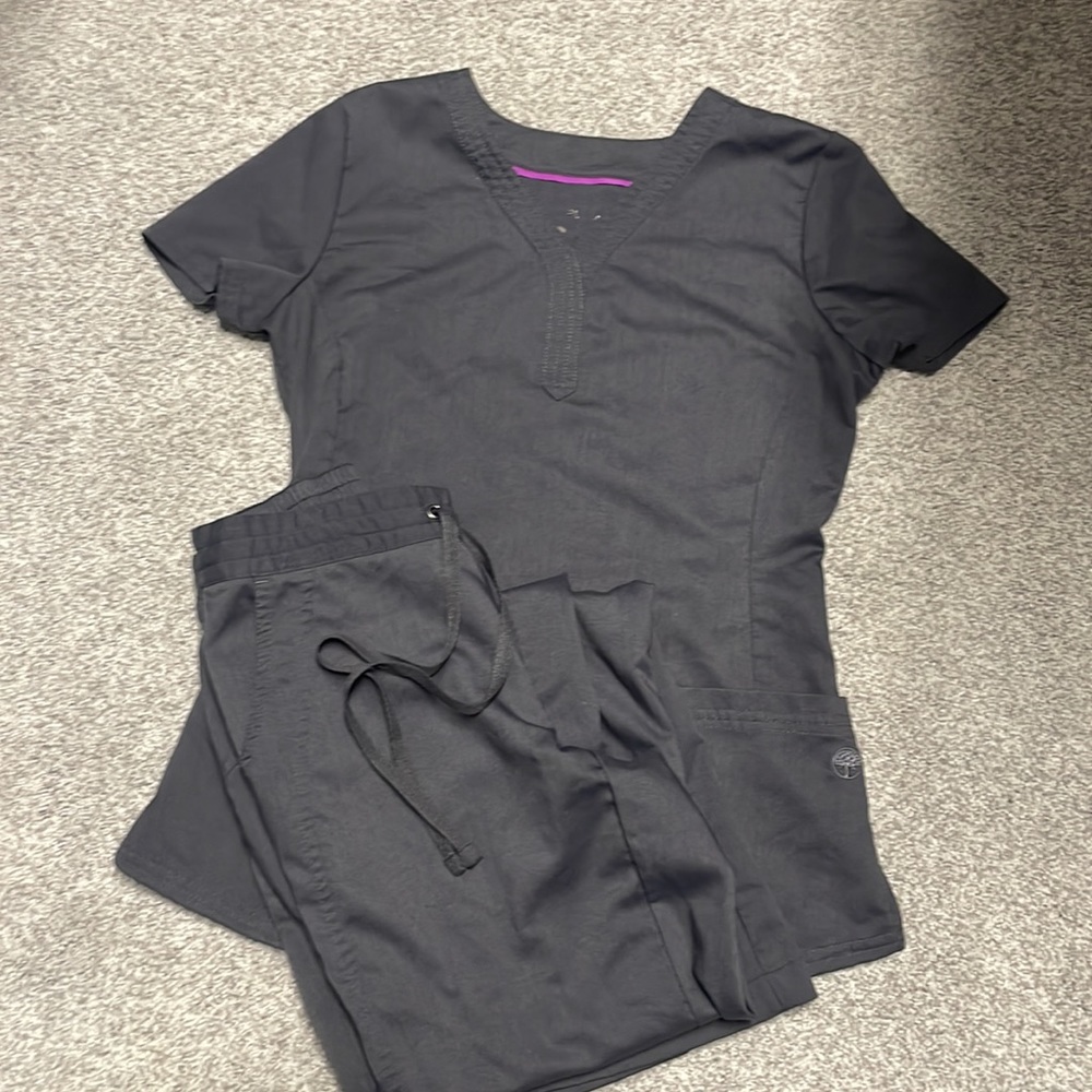 Healing hands purple label scrubs set